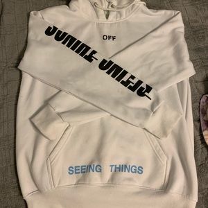 off white seeing things hoodie price